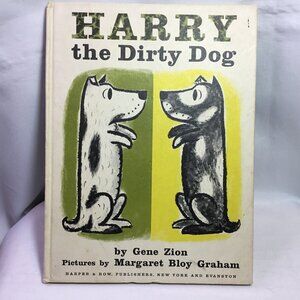 Harry The Dirty Dog By Gene Zion Vintage 1956 Hardcover 1st Ed. Good Condition